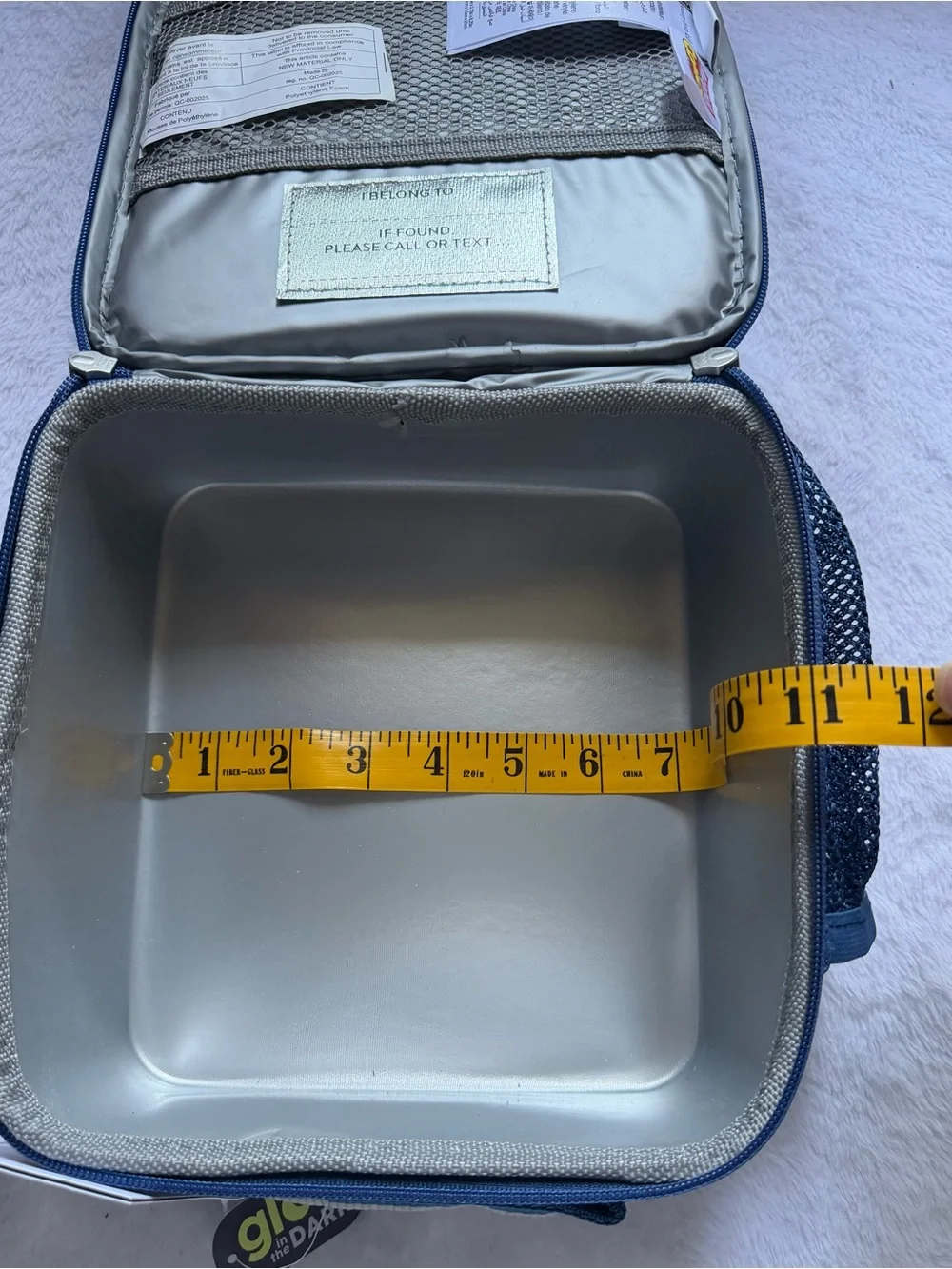 New Pottery Barn Kids Spiderman Print Lunch Box in Blue, Red, Gray
